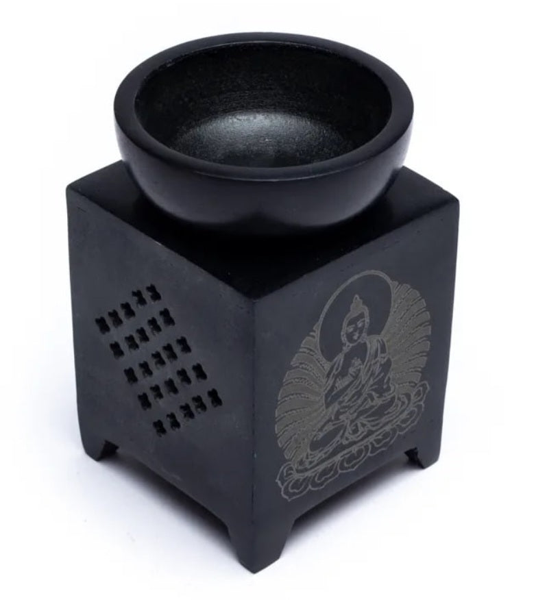 Duftlampe Speckstein Buddha
