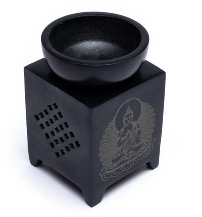 Duftlampe Speckstein Buddha