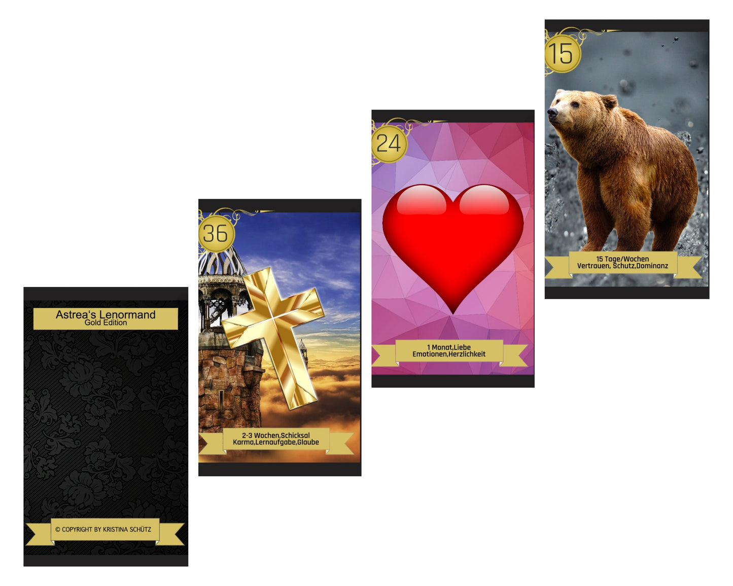 Lenormand Karten"Gold Edition"