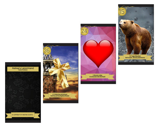 Lenormand Karten"Gold Edition"